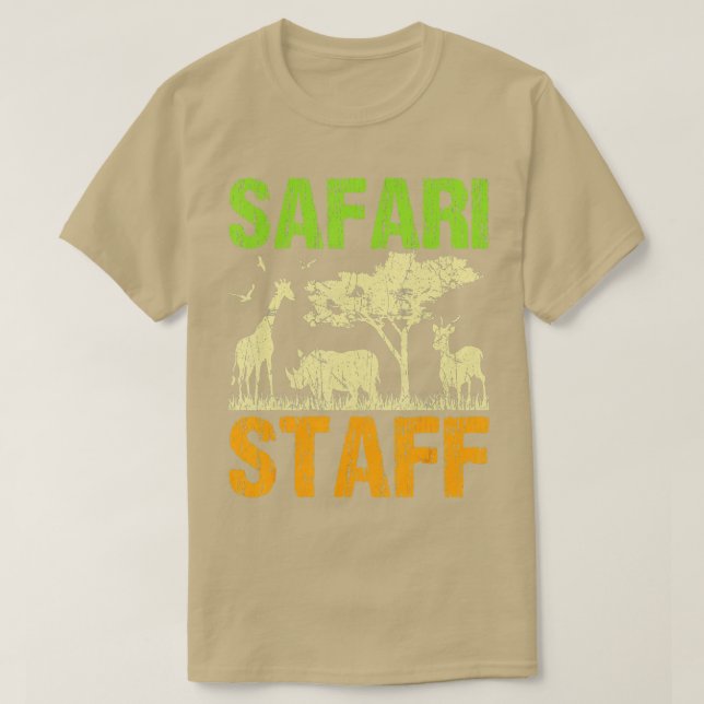 Camiseta Personal de Safari: anuncio de animales africanos  (Diseño del anverso)