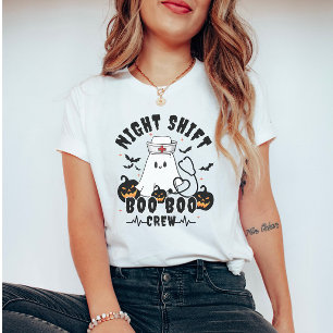 Camiseta Personal de turno nocturno de enfermería de Hallow
