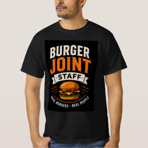 Camiseta Personal del Burger Joint Restaurante de Comida Rá