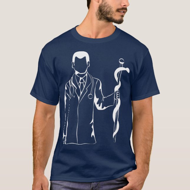 Camiseta Personal Del Estudiante De Medicina Asclepius Anki (Anverso)