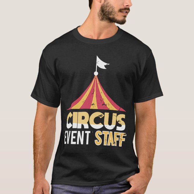 Camiseta Personal del evento de circo Carnaval Fiesta de cu (Anverso)