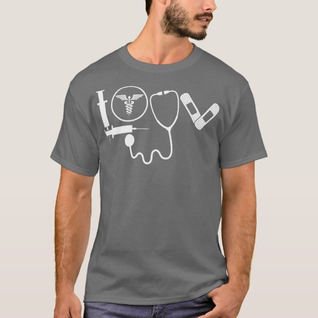 Camiseta Personal del Hospital de Enfermeras con Registro F (Anverso)