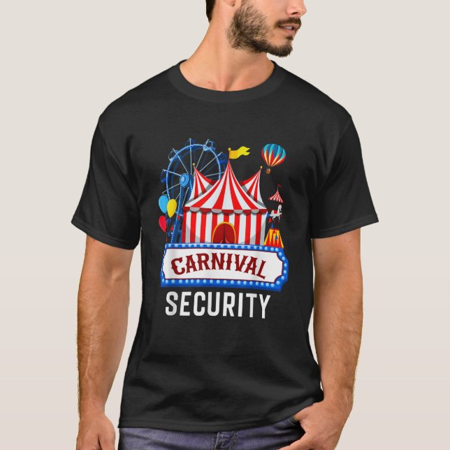 Camiseta Personal encargado de eventos de Carnaval de circo (Anverso)