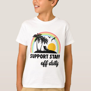 Camiseta Personal Encargado Del Servicio Arco Iris Fin Del