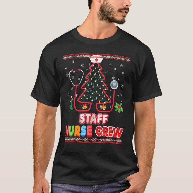 Camiseta Personal Enfermero Equipo de Enfermería Árbol de N (Anverso)