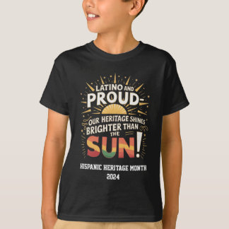 Camiseta Personal: Herencia Latino y Orgullosa TShirt