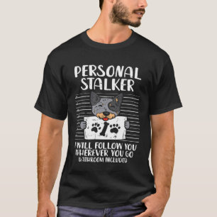 Camiseta Personal Stalker Heeler Animal de Estimación Rojo