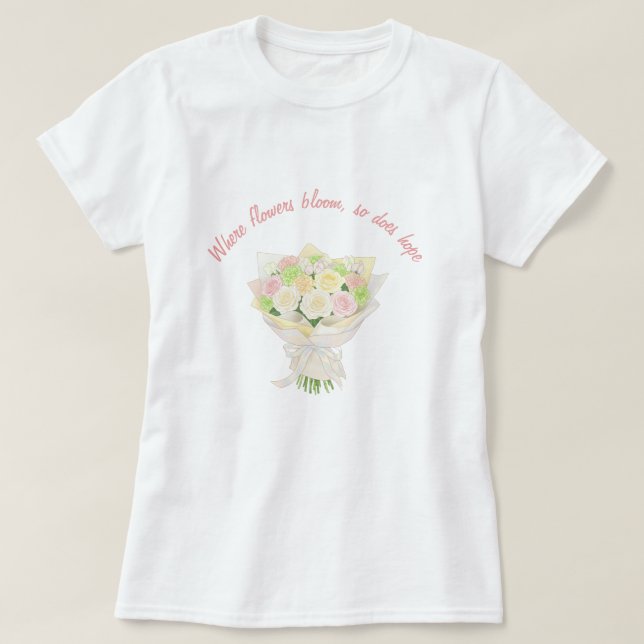 Camiseta personal Wedding bouquet Bridal Shower (Diseño del anverso)
