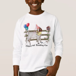 Camiseta Personalice Adorable Boer Goat Kid Birthday Shrt