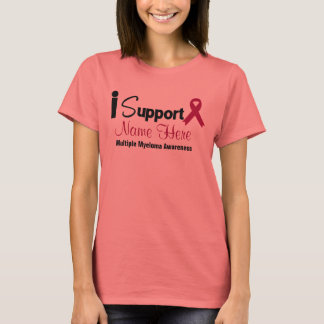 Camiseta Personalice Apoyo la Conciencia sobre Mieloma Múlt