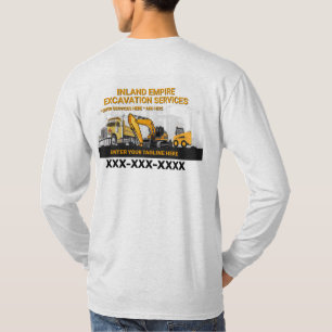 Camiseta Personalice Contratista General de Excavación Cons