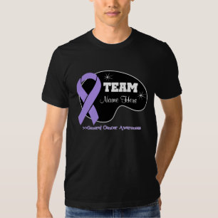 Camiseta Personalice el nombre del equipo - cáncer