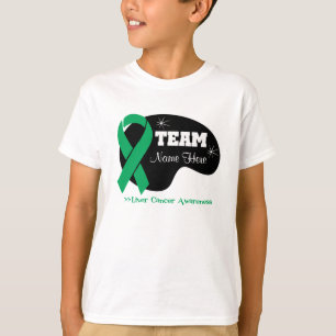 Camiseta Personalice el nombre del equipo - cáncer de