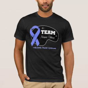 Camiseta Personalice el nombre del equipo - cáncer de