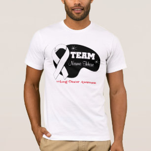 Camiseta Personalice el nombre del equipo - cáncer de