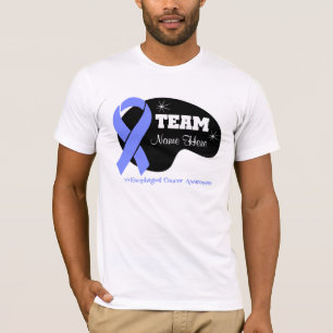 Camiseta Personalice el nombre del equipo - cáncer del