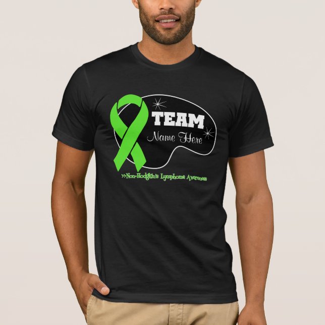 Camiseta Personalice el nombre del equipo - Linfoma no Hodg (Anverso)
