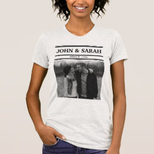 Camiseta Personalice el nombre y la foto