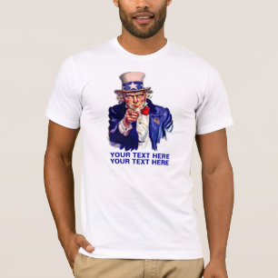 Camiseta Personalice el tío Sam