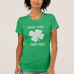 Camiseta Personalice el trébol afortunado