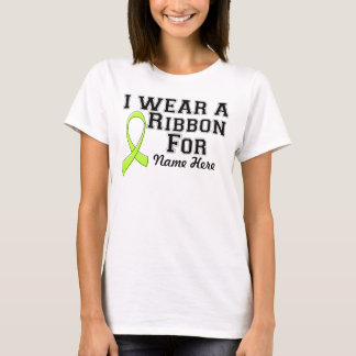 Camiseta Personalice el uso de una cinta verde lima