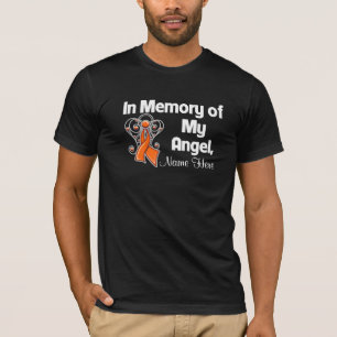 Camiseta Personalice en memoria de mi leucemia del ángel