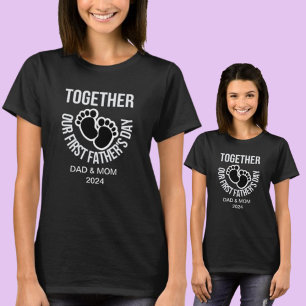 Camiseta Personalice juntos el Día de nuestro Primer Padre