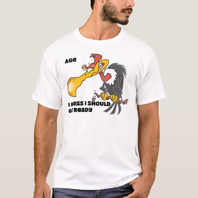 Camiseta Personalice la edad con halcón (Anverso)