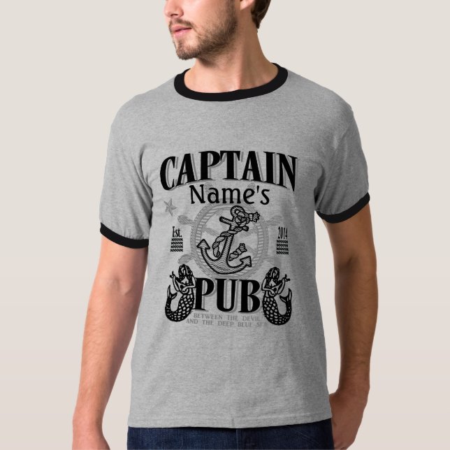 Camiseta ¡Personalice la gran idea para un regalo de Pub de (Anverso)