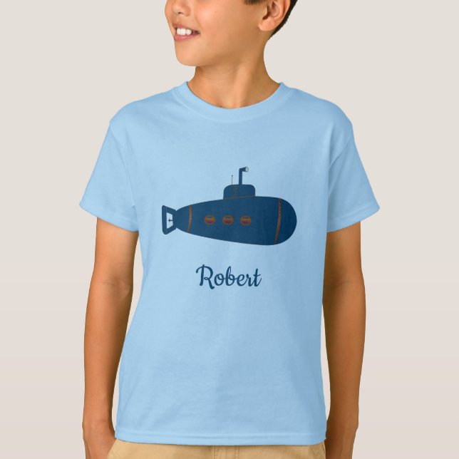 Camiseta Personalice, submarino (Anverso)