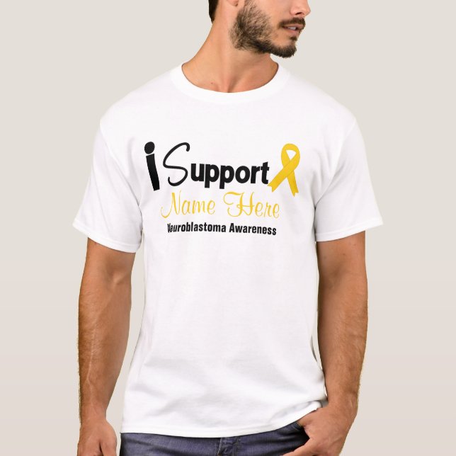 Camiseta Personalíceme apoyan la conciencia de (Anverso)