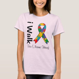 Camiseta Personalíceme caminan para la conciencia del