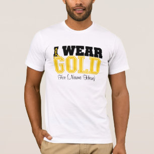 Camiseta Personalíceme llevan al cáncer de la niñez de l