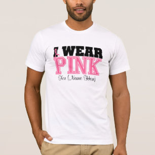 Camiseta Personalíceme llevan al cáncer de pecho rosado