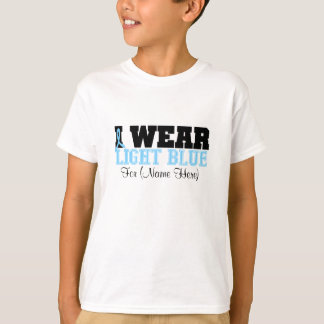 Camiseta Personalíceme llevan al cáncer de próstata azul