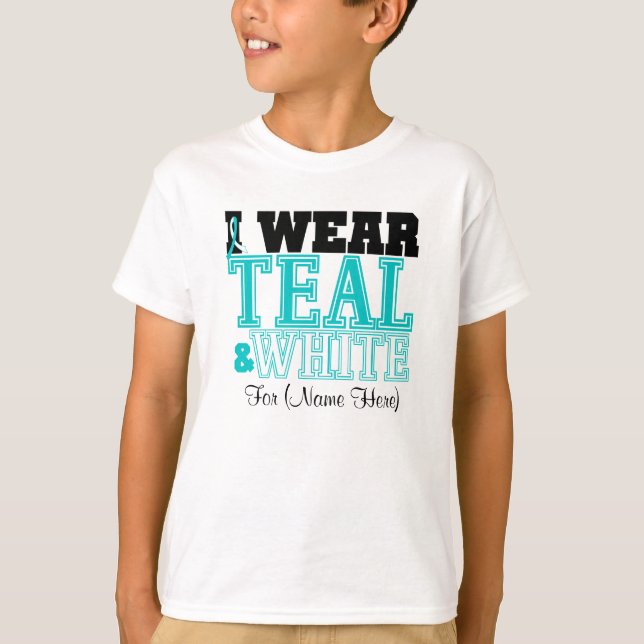 Camiseta Personalíceme llevan el trullo y al cáncer de (Anverso)
