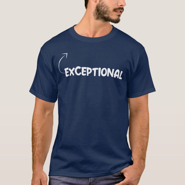 Camiseta Personalidad de carácter excepcionalmente divertid (Anverso)