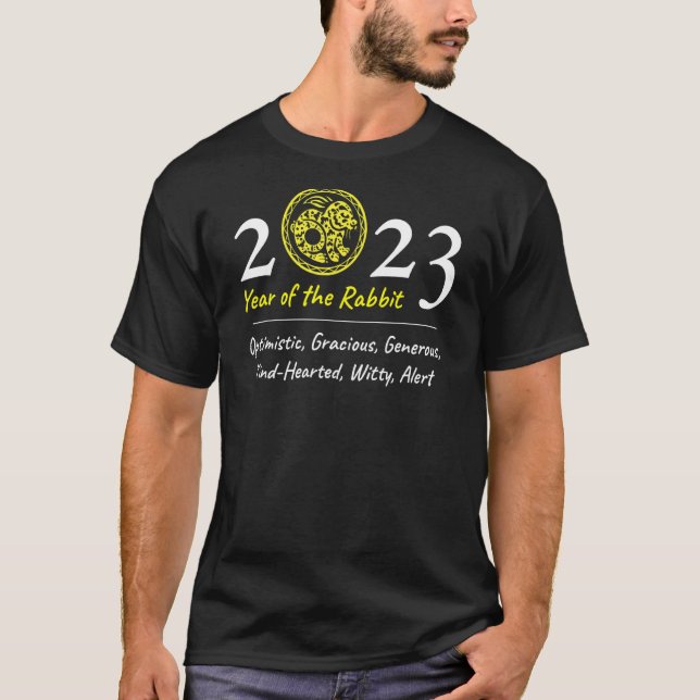 Camiseta Personalidad del año del conejo 2023 (Anverso)