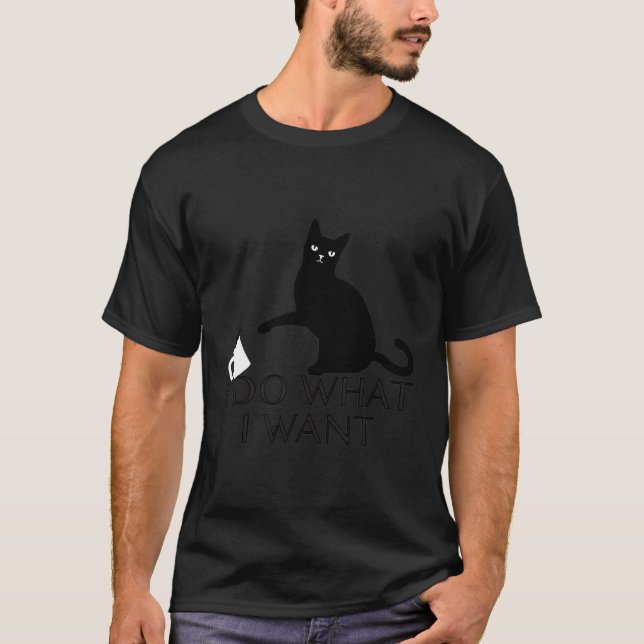 Camiseta Personalidad del gato que quiero (Anverso)