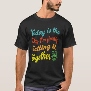 Camiseta Personalidad divertida Actitud Positiva Alquiler d