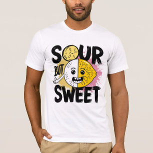 Camiseta Personalidad divertida de limón agrio pero dulce j
