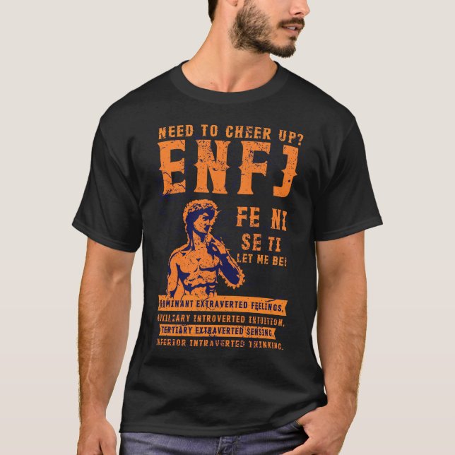Camiseta Personalidad ENFJ tipo regalos y equipo para este  (Anverso)