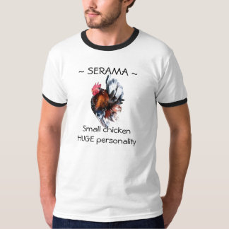 Camiseta Personalidad enorme del pequeño pollo