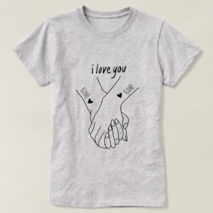Camiseta Personalised for couples on the day of love