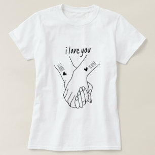 Camiseta Personalised  for couples on the day of love