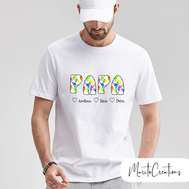 Camiseta personalised t-shirt for dad with retro lettering  (Subido por el creador)