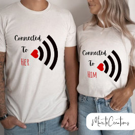 Camiseta Personalised unisex love connection t-shirt