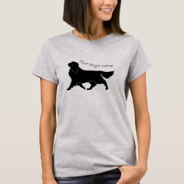 Camiseta Personaliza a Cavalier King Charles Silhouette