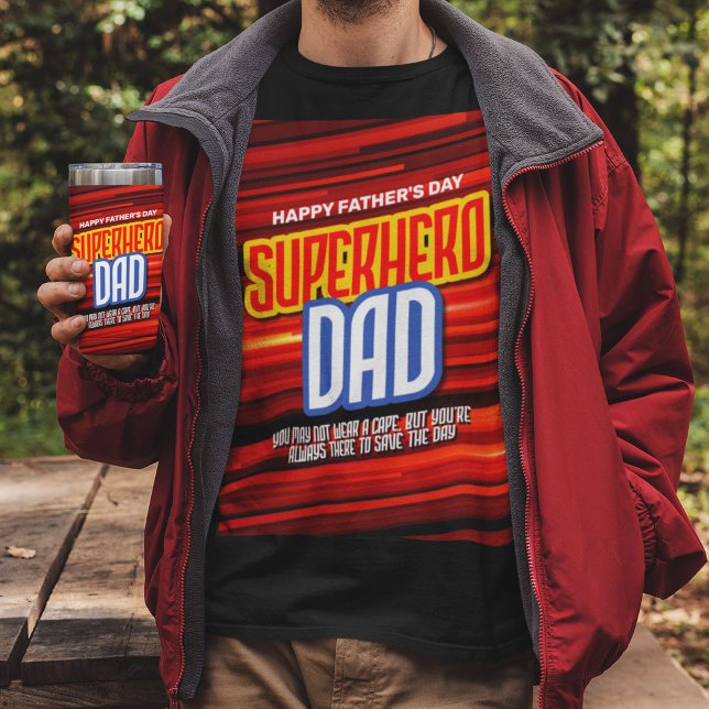 Camiseta Personaliza a SuperHero Dad (Subido por el creador)