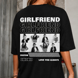Camiseta personaliza a tu novia con foto y nombre 90s